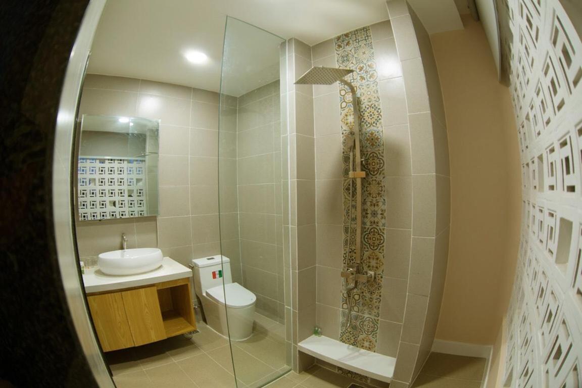 Thanh Thanh Mini Hotel Phan Ri Cua Buitenkant foto